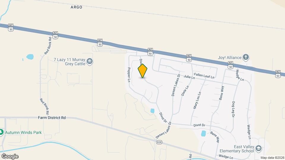 727 Divot Dr Map and Location Details