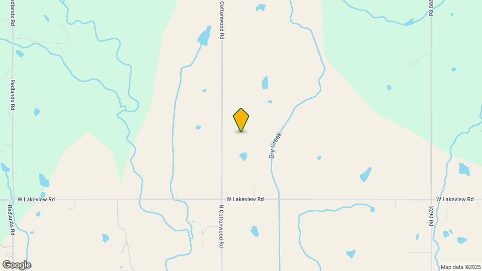 2601 N Cottonwood Rd Map and Location Details