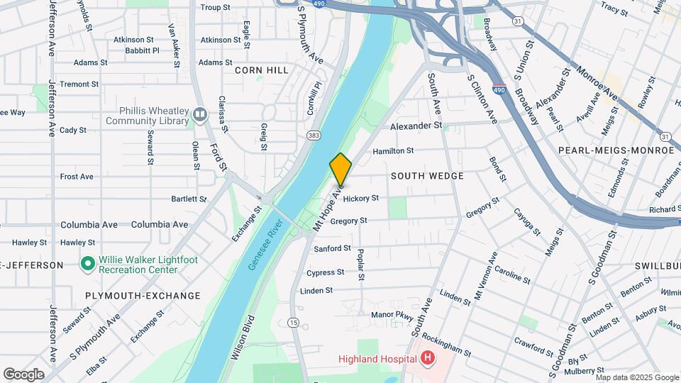 338 Mt Hope Ave Map and Location Details