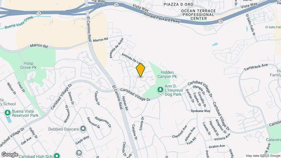 2713 Via Cardel Map and Location Details