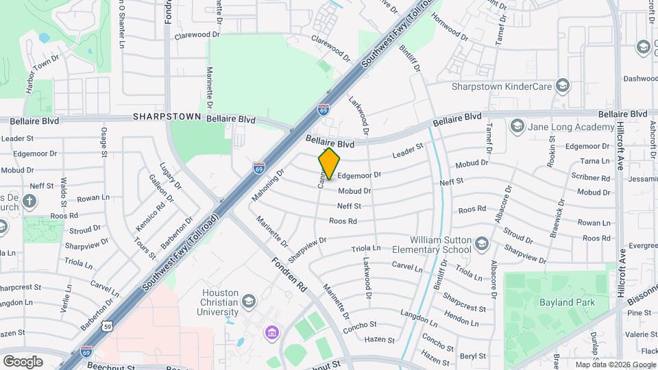 7150 Mobud Dr Map and Location Details