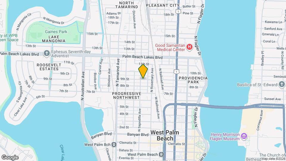 628 9th St Map and Location Details