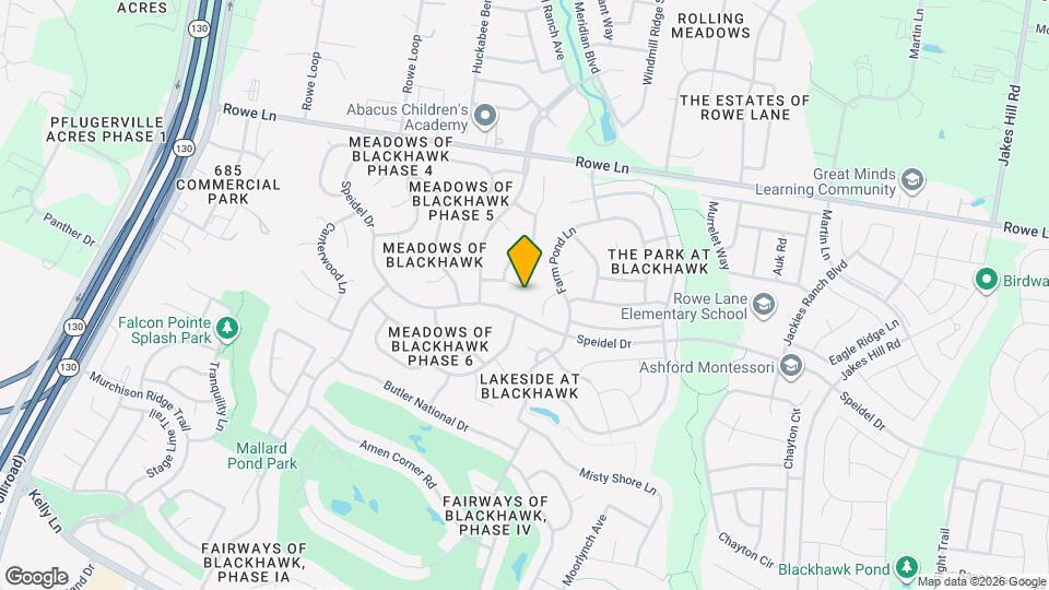 2609 Pumpkin Ridge Ct Map and Location Details