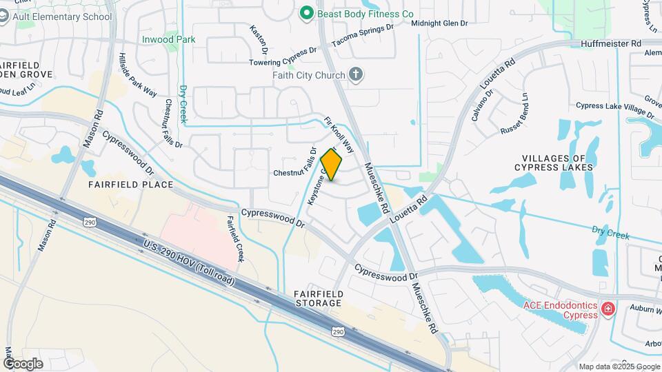 19623 Gentle Creek Way Map and Location Details