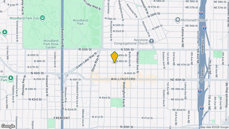 4707 Densmore Ave N Map and Location Details