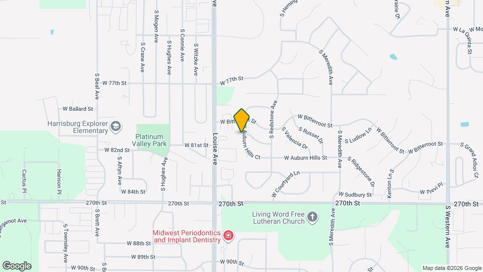 3152 W Auburn Hills Ct Mapa y Detalles de la Ubicación