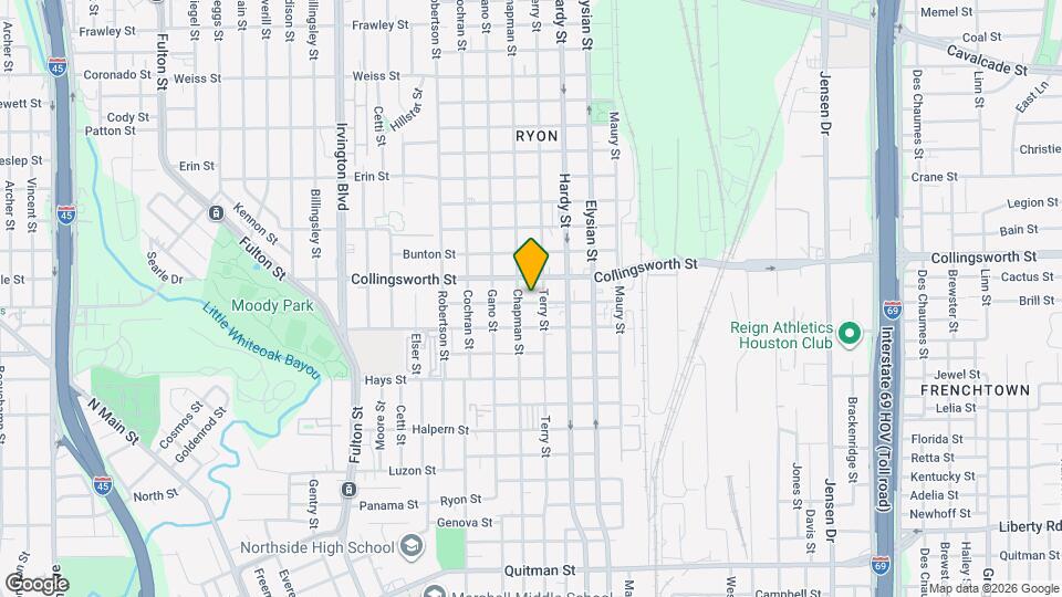 1411 Boswell St Mapa y Detalles de la Ubicación