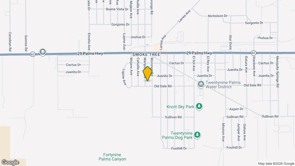 6693 Mariposa Ave Mapa y Detalles de la Ubicación