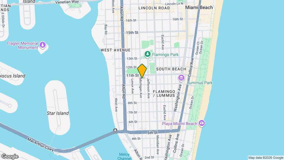 1025 Michigan Ave Map and Location Details