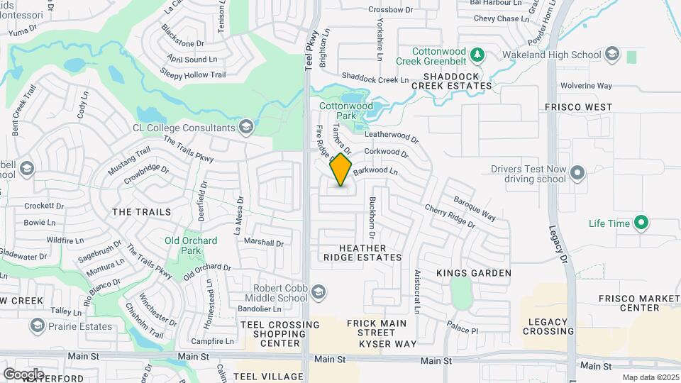 3210 White Spruce Dr Map and Location Details