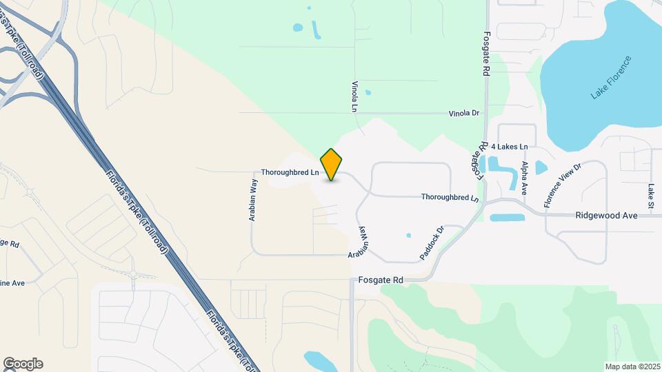 15404 Thoroughbred Ln Map and Location Details