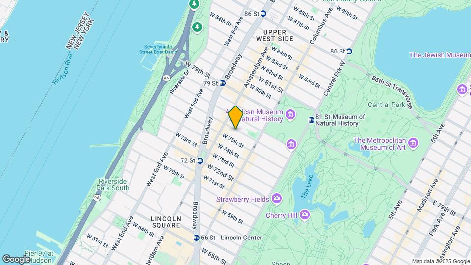 154 West 76th Street Map and Location Details