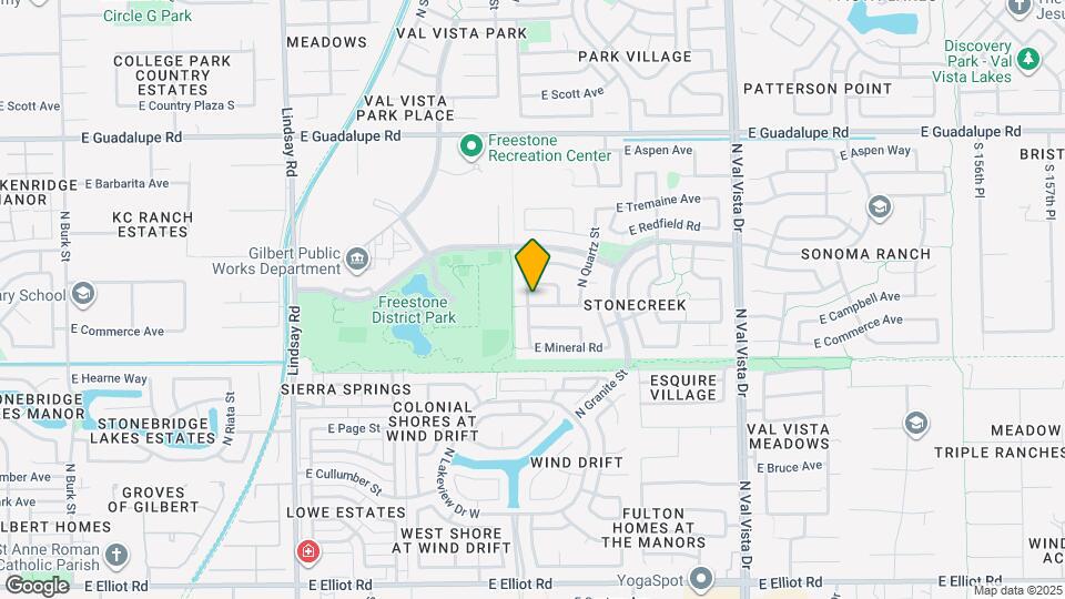 1220 E Campbell Ave Map and Location Details