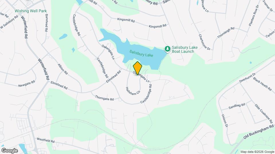 1900 Oakengate Ln Mapa y Detalles de la Ubicación