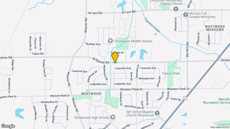 819 W Raines Rd Map and Location Details