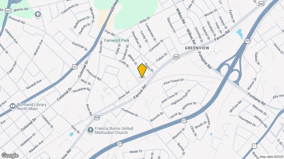 5867 Ames Rd Map and Location Details