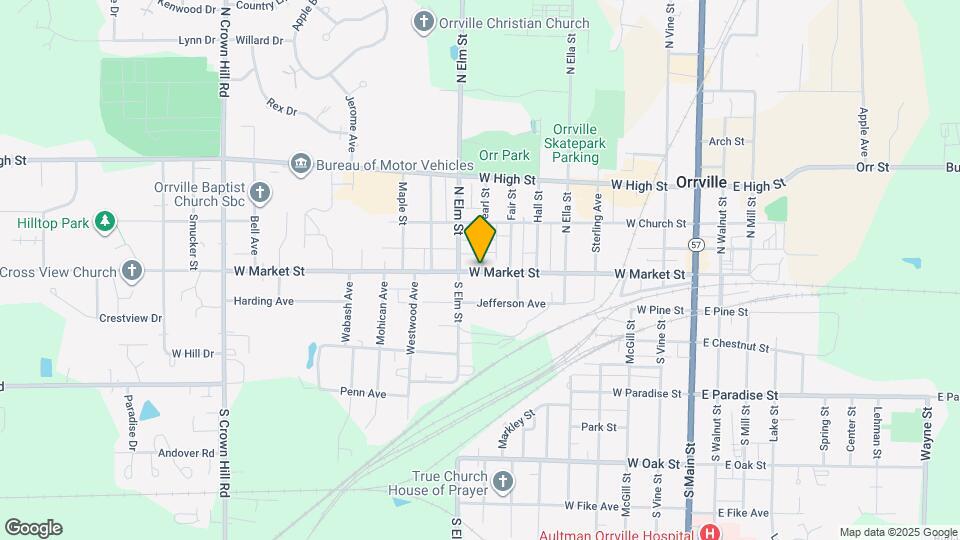 801 W Market St Map and Location Details