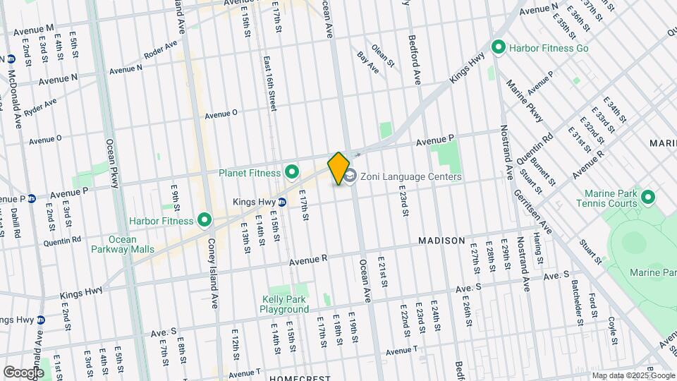 1679 E 19th St Mapa y Detalles de la Ubicación