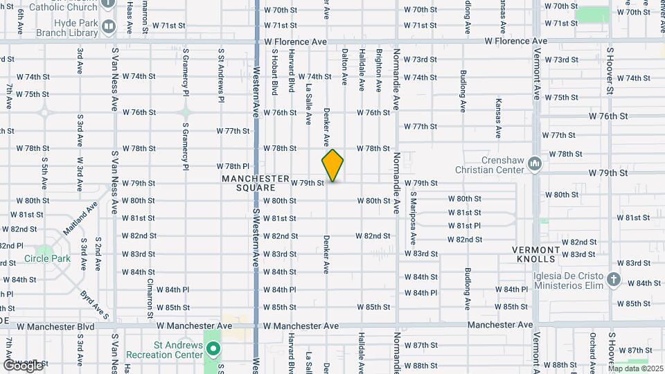 1554 W 79th St Map and Location Details