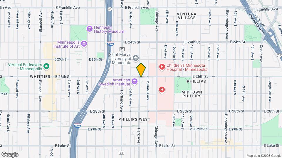 2615 Park Ave, Unit 501 Mapa y Detalles de la Ubicación