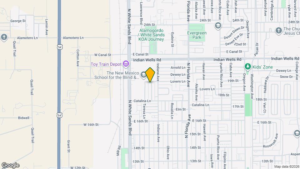 4 Bedroom 2 Bathroom Map and Location Details