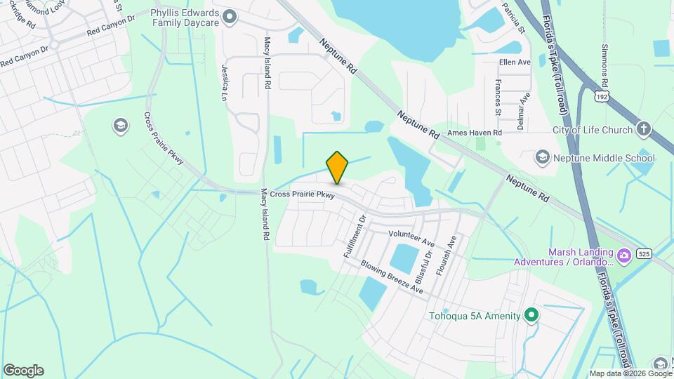 1635 Cross Prairie Pkwy Map and Location Details