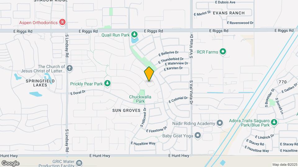 4632 E Desert Sands Dr Map and Location Details