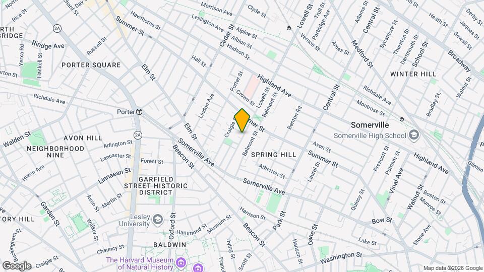 74 Lowell St Mapa y Detalles de la Ubicación