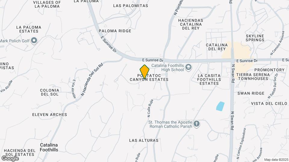 4130 E Pontatoc Canyon Dr Map and Location Details