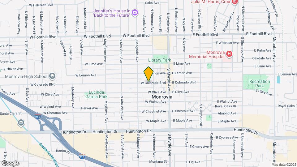 228 W Colorado Blvd Map and Location Details