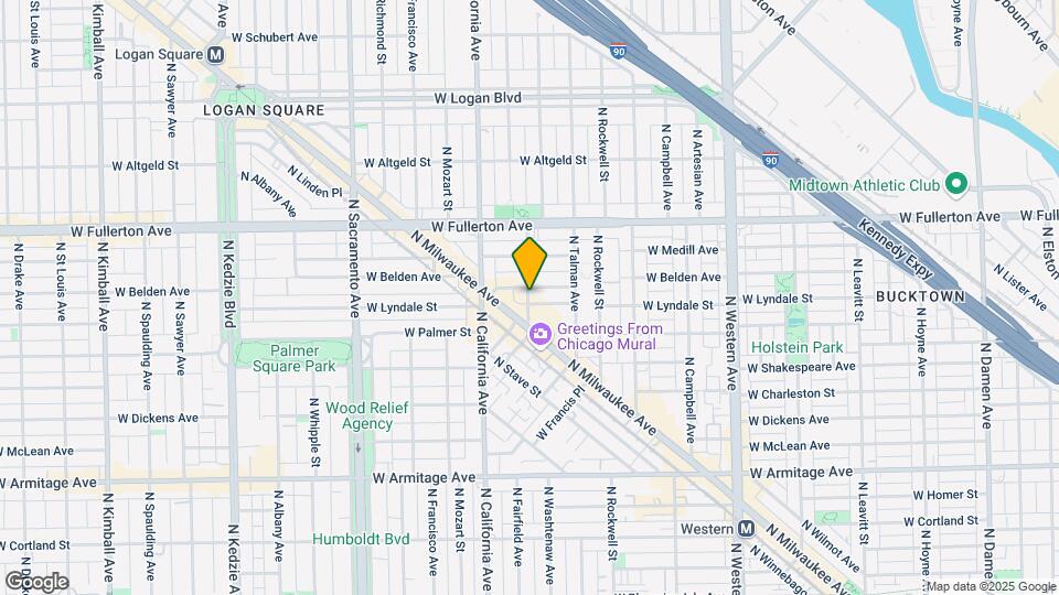 2233 N Washtenaw Ave, Unit 408 Map and Location Details