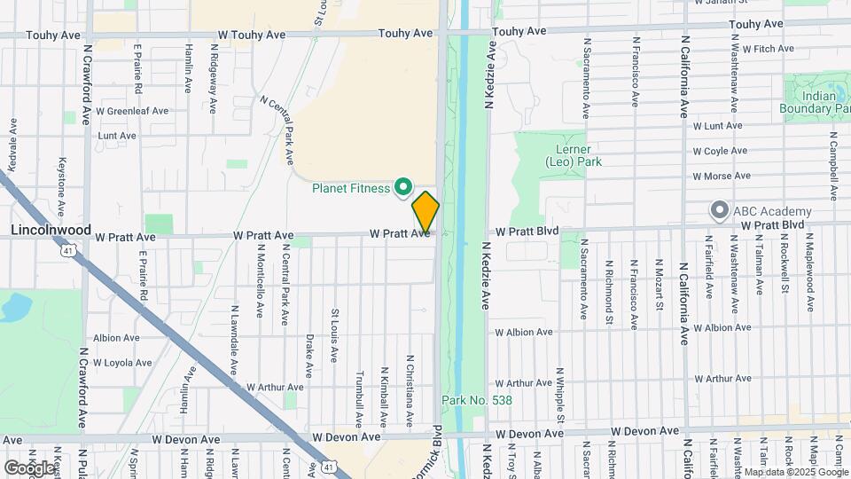 3311 W Pratt Ave, Unit 2 Mapa y Detalles de la Ubicación