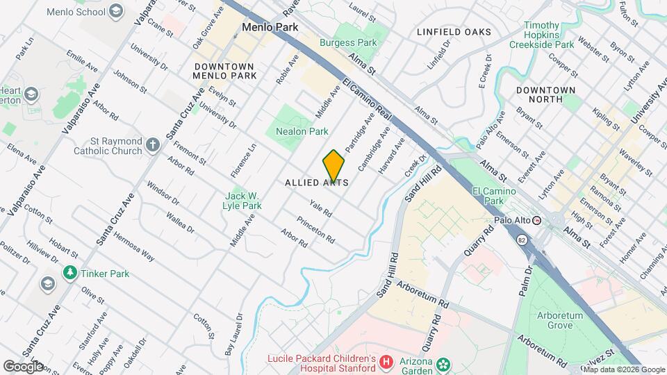 240 University Dr Map and Location Details