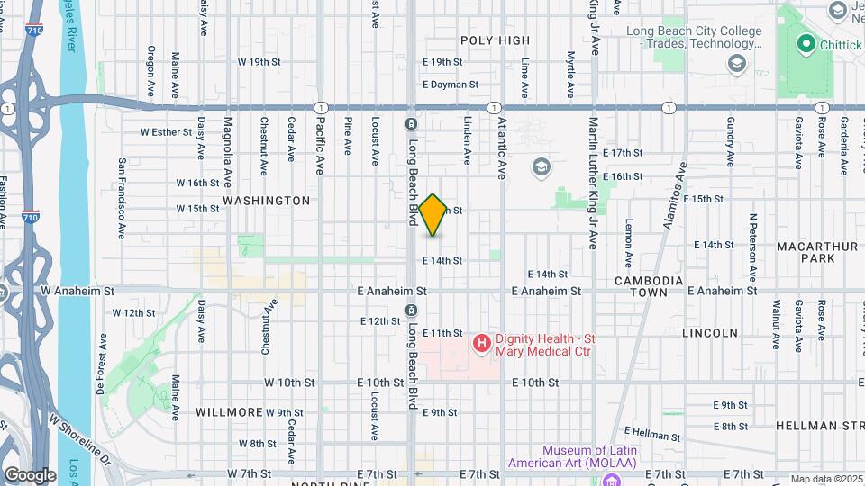 1431 Elm Ave Map and Location Details