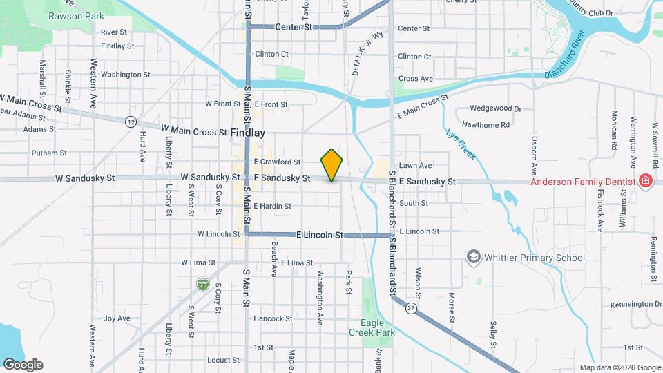 337 E Sandusky St Mapa y Detalles de la Ubicación