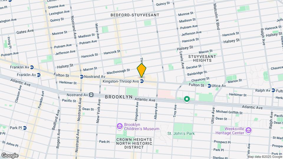 1513 Fulton Street Map and Location Details