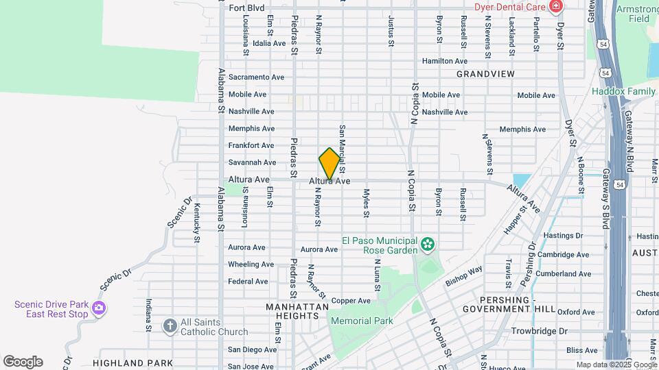 3012 Altura Ave Mapa y Detalles de la Ubicación