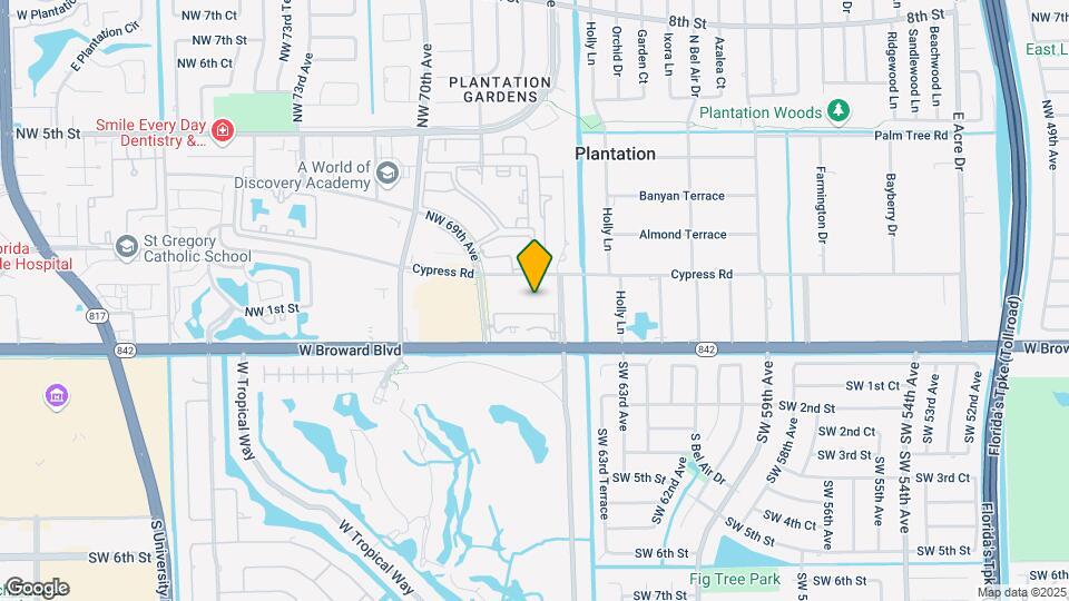 6700 Cypress Rd Map and Location Details