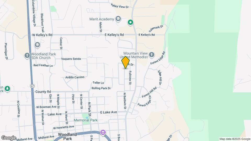 1005 N Baldwin St Map and Location Details