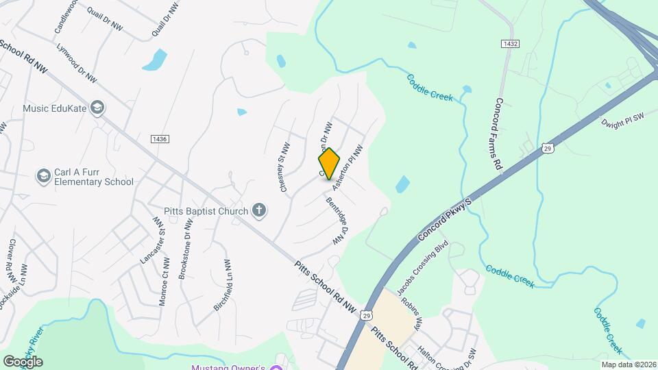 4815 Asherton Pl NW Mapa y Detalles de la Ubicación