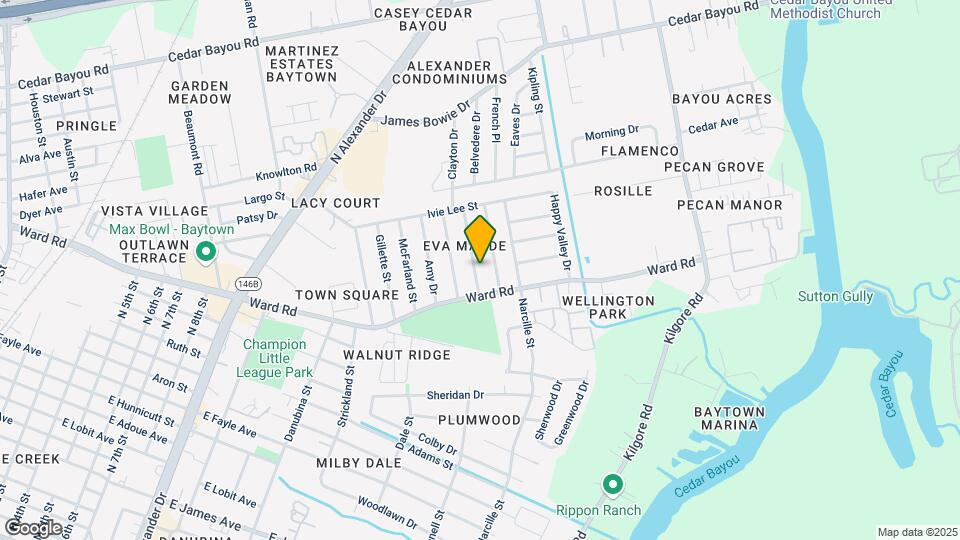 1703 Raintree Dr Mapa y Detalles de la Ubicación