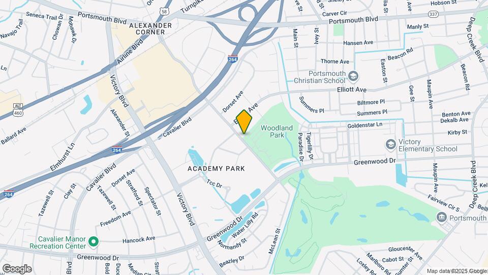 207 Falcon Ave Map and Location Details