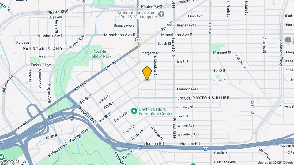 852 4th St E Map and Location Details