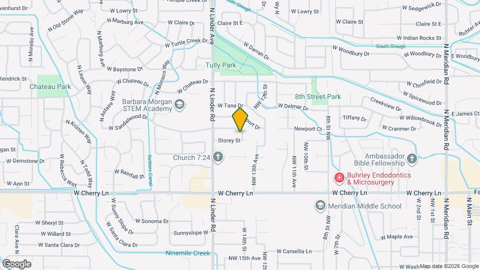 1339 W Sandalwood Dr Map and Location Details