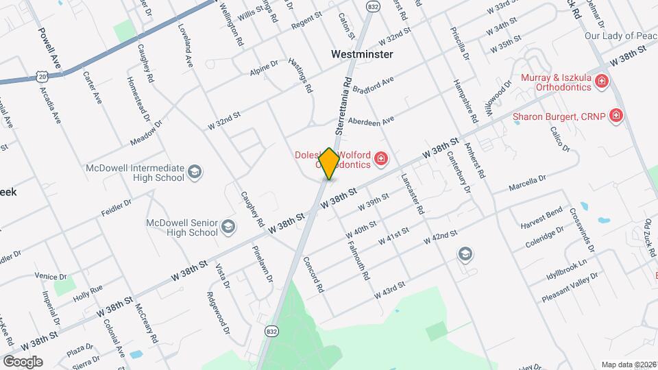 3727 Sterrettania Rd Map and Location Details