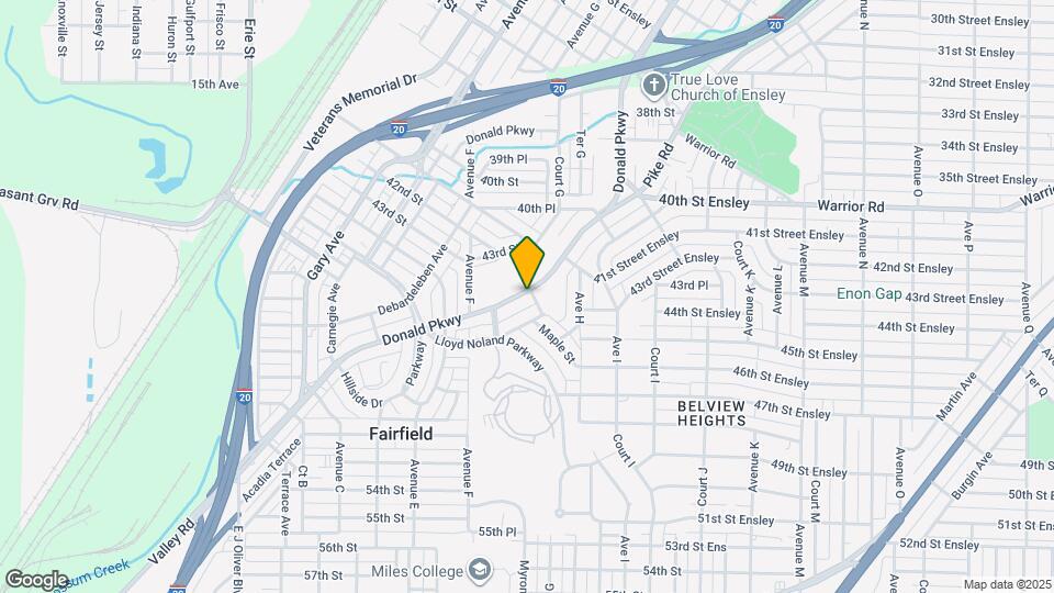 621 Valley Rd Map and Location Details