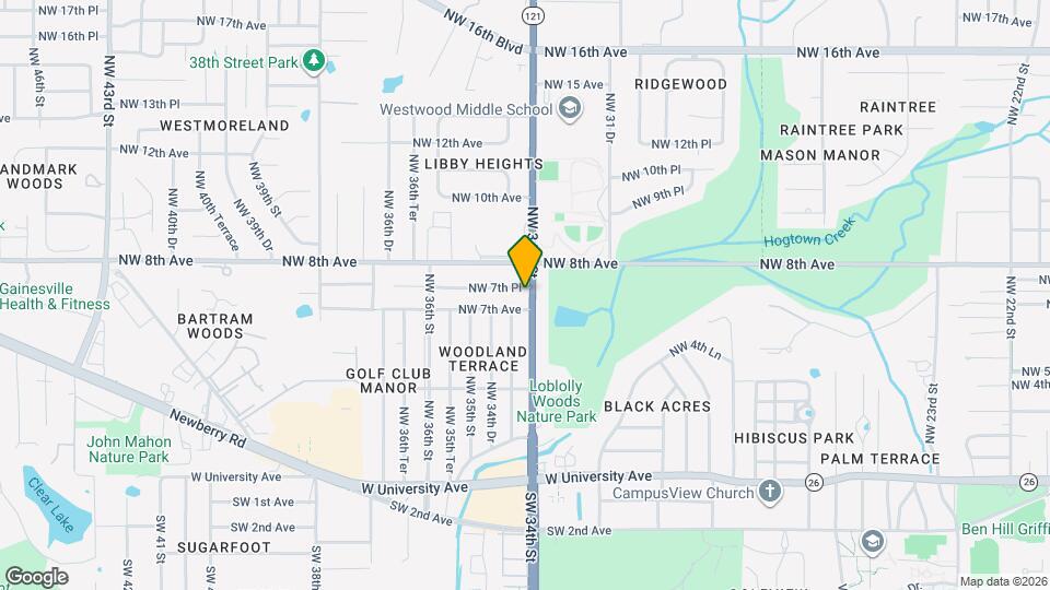 3401 NW 7th Pl Map and Location Details