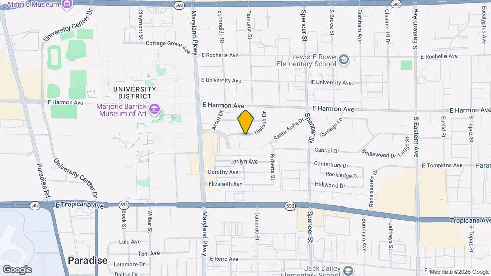 1467 Hialeah Dr Map and Location Details