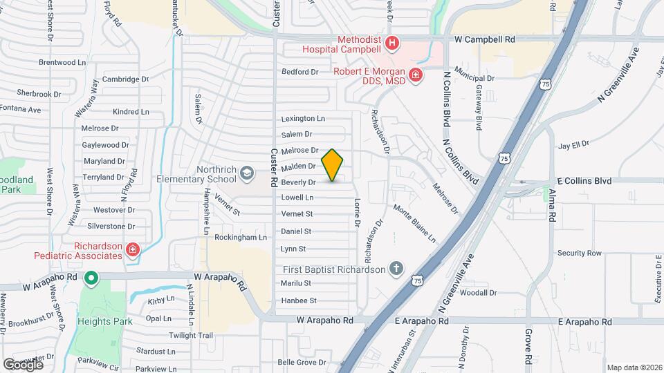413 Beverly Dr Mapa y Detalles de la Ubicación