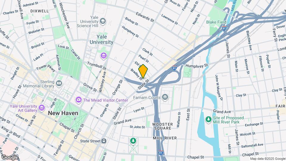 131 Bradley St, Unit 1 Map and Location Details